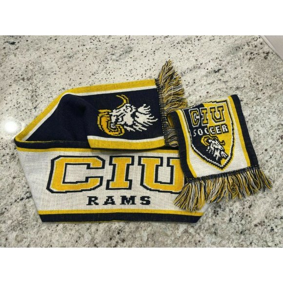 Sports Scarf Made in England CIU Rams Soccer Scarf - Picture 1 of 7